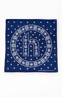 Hidden NY Blue Logo Paisley Bandana