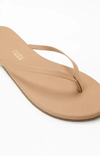 TKEES Women's Beige Foundations Matte Sandals