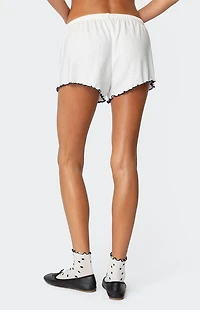 Edikted Chelsey Pointelle Shorts