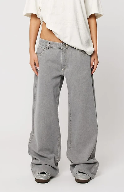 ABRAND 99 Crystal Low Rise Baggy Jeans