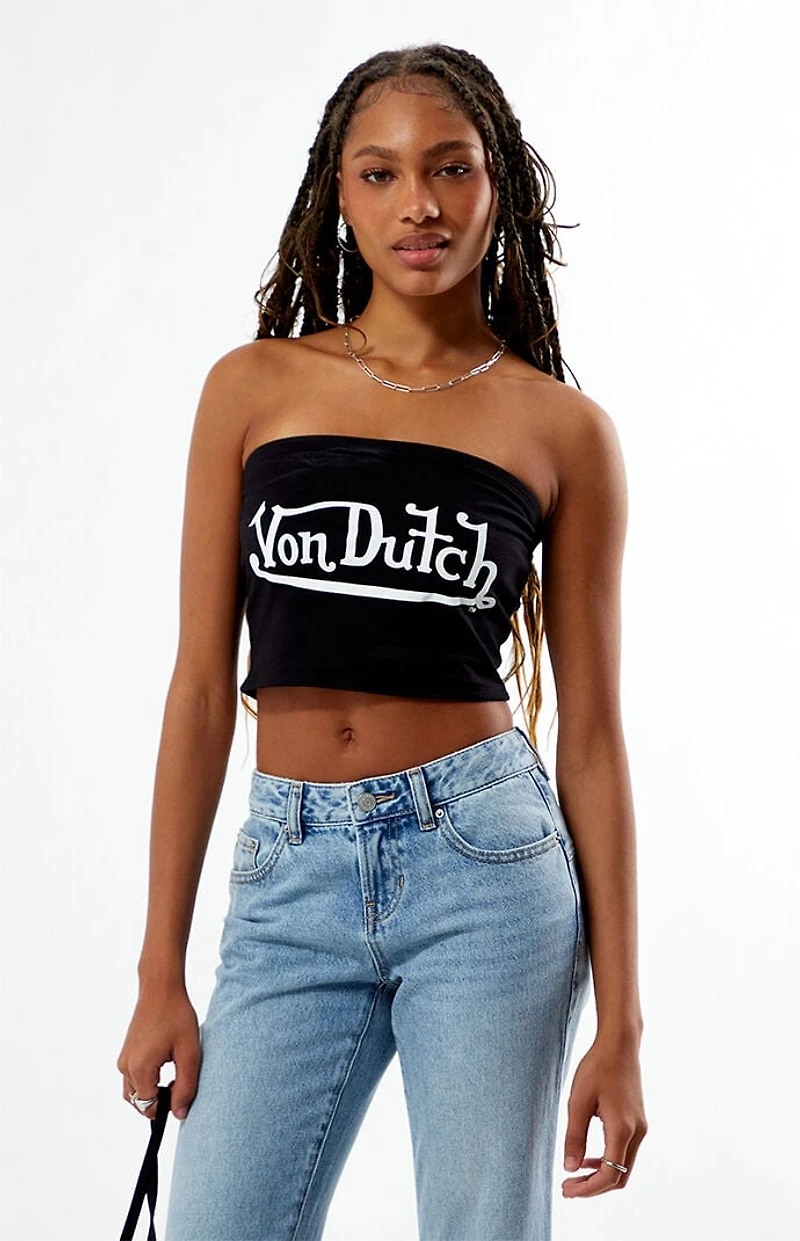 Von Dutch Logo Tube Top