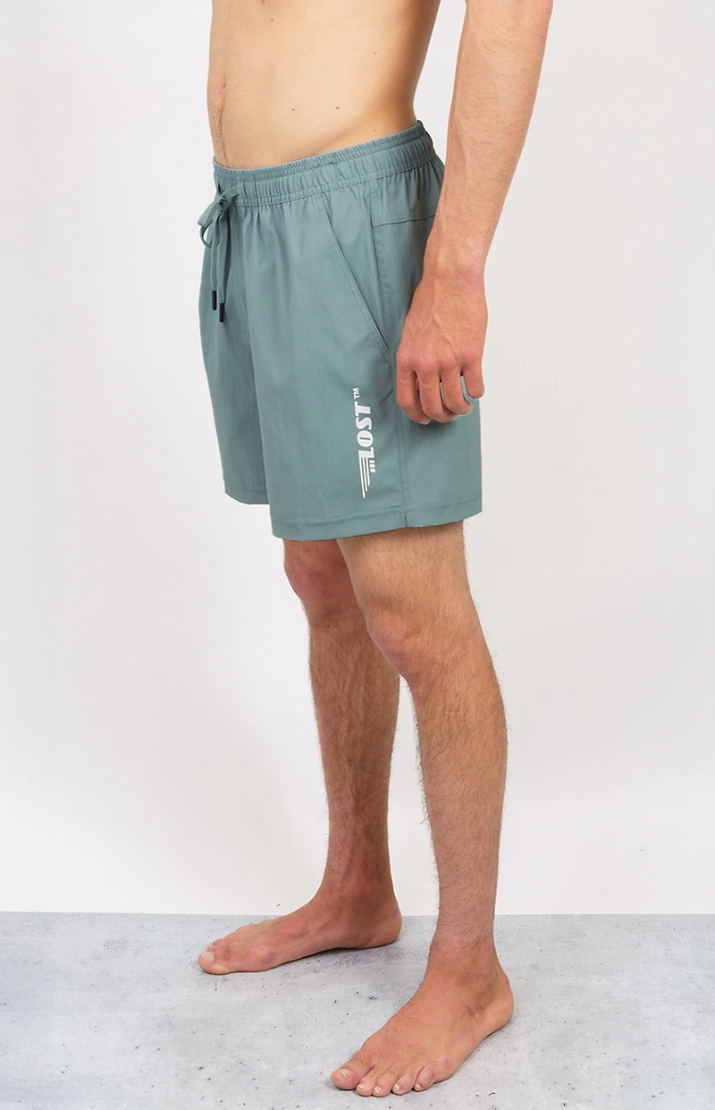 LOST Wings Stormy Blue Swim Trunks