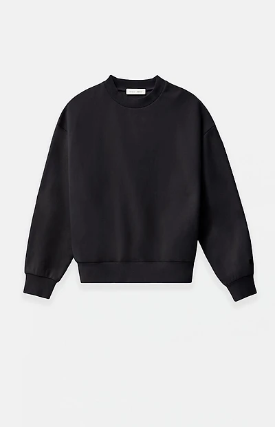 Fear of God ESSENTIALS Vintage Black Classic Crew Neck Sweatshirt