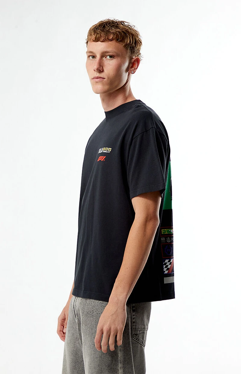 Formula 1 x Pacsun Black Monza Italy 2025 T-Shirt
