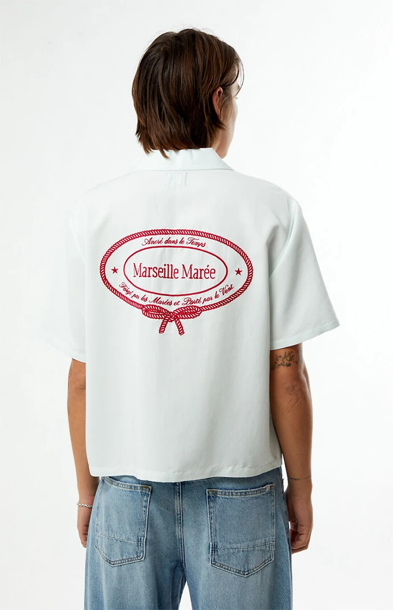 Pacsun Ribbon Woven Camp Shirt