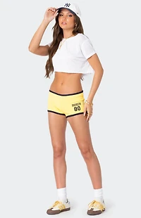 Edikted Brooklyn Baby Contrast Shorts