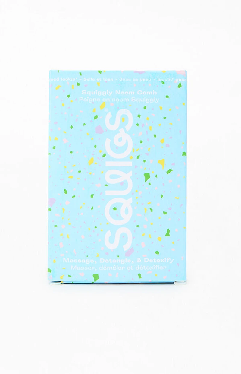 SQUIGS Squiggly Neem Comb