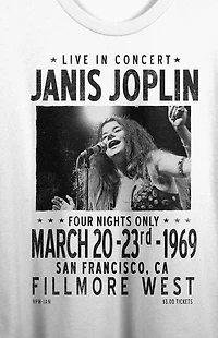 Janis Joplin Cropped T-Shirt