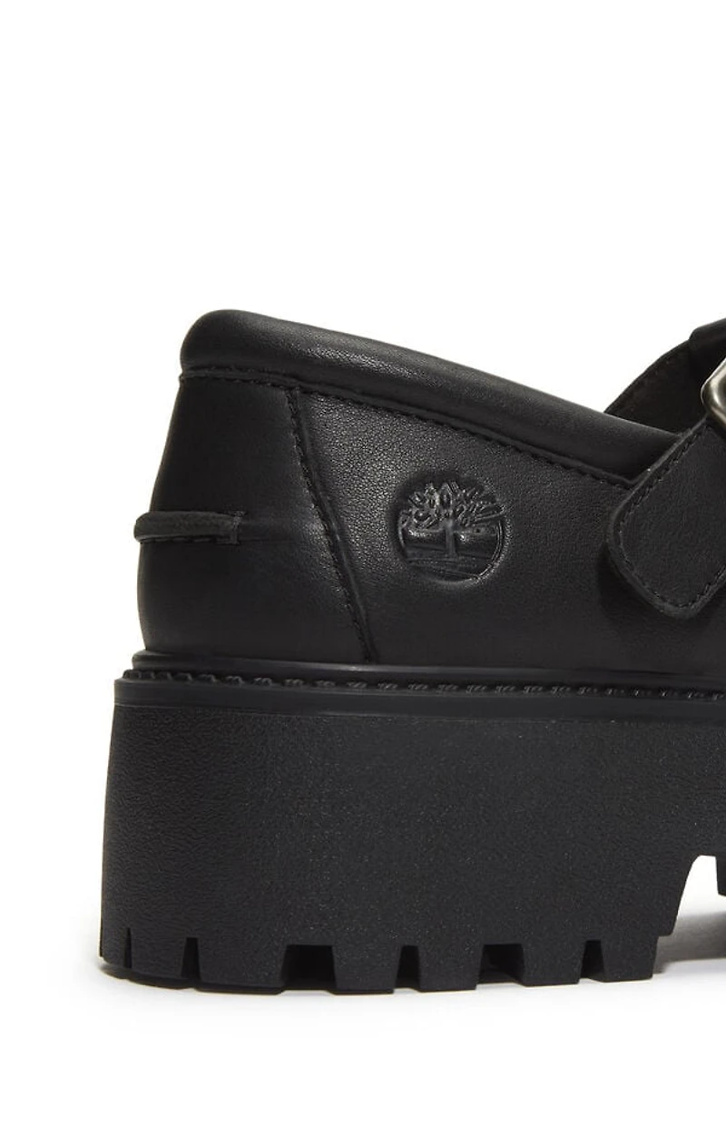 Timberland Women's Black Stone Street Buckle Mary Jane Shoes