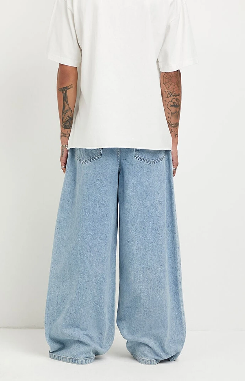 Pacsun Ryder Ultra Baggy Jeans Light Blue