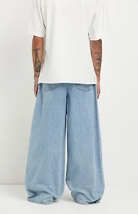 Pacsun Ryder Ultra Baggy Jeans Light Blue