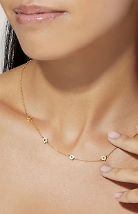 Ana Luisa Rowena Flower Station Necklace