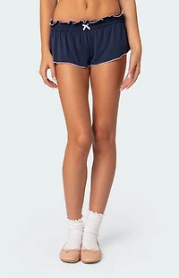 Edikted Alice Gathered Waist Shorts