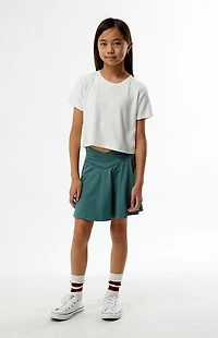 PAC 1980 Kids WHISPER Active Sage Crossover Mini Skort
