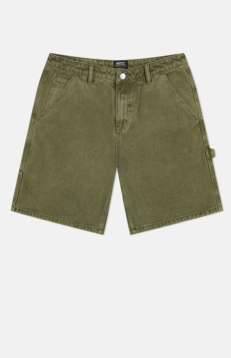 WeSC America Inc Olive Carpenter Baggy Shorts