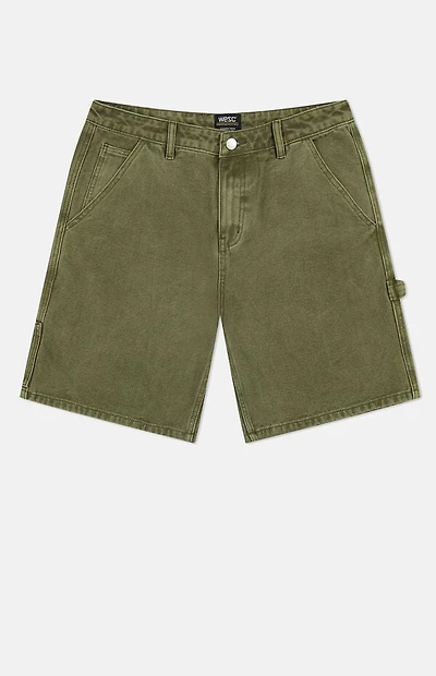 WeSC America Inc Olive Carpenter Baggy Shorts