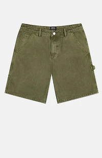 WeSC America Inc Olive Carpenter Baggy Shorts