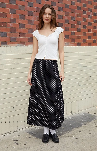 John Galt White Button Top