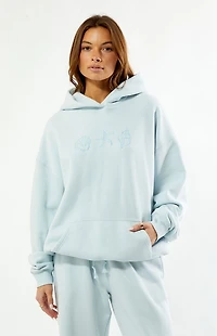 Pacsun Seashell Embroidered Oversized Hoodie