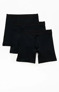 Pacsun 3 Pack Black Boxer Briefs