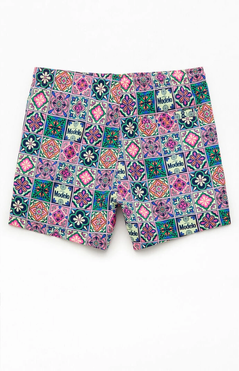 Modelo Tile 5" Swim Trunks