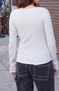John Galt Bridgitte Long Sleeve Top
