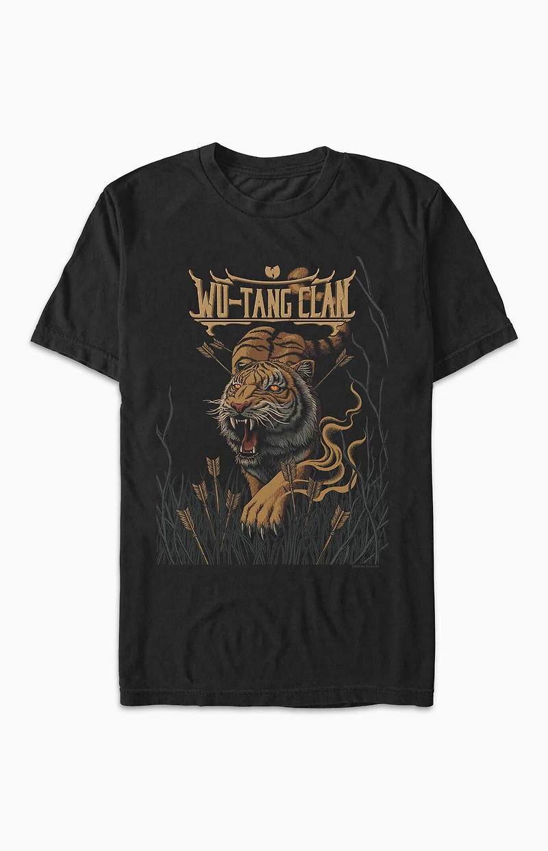 Wu Tang Clan Tiger And Arrows T-Shirt