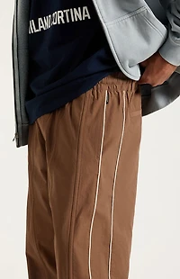 Pacsun Brown Bolton Baggy Track Pants