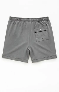 Pacsun Gray Sunny 5.5" Swim Trunks