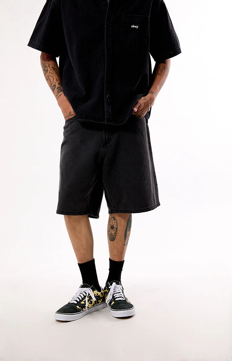 Obey Emerson Baggy Jean Shorts