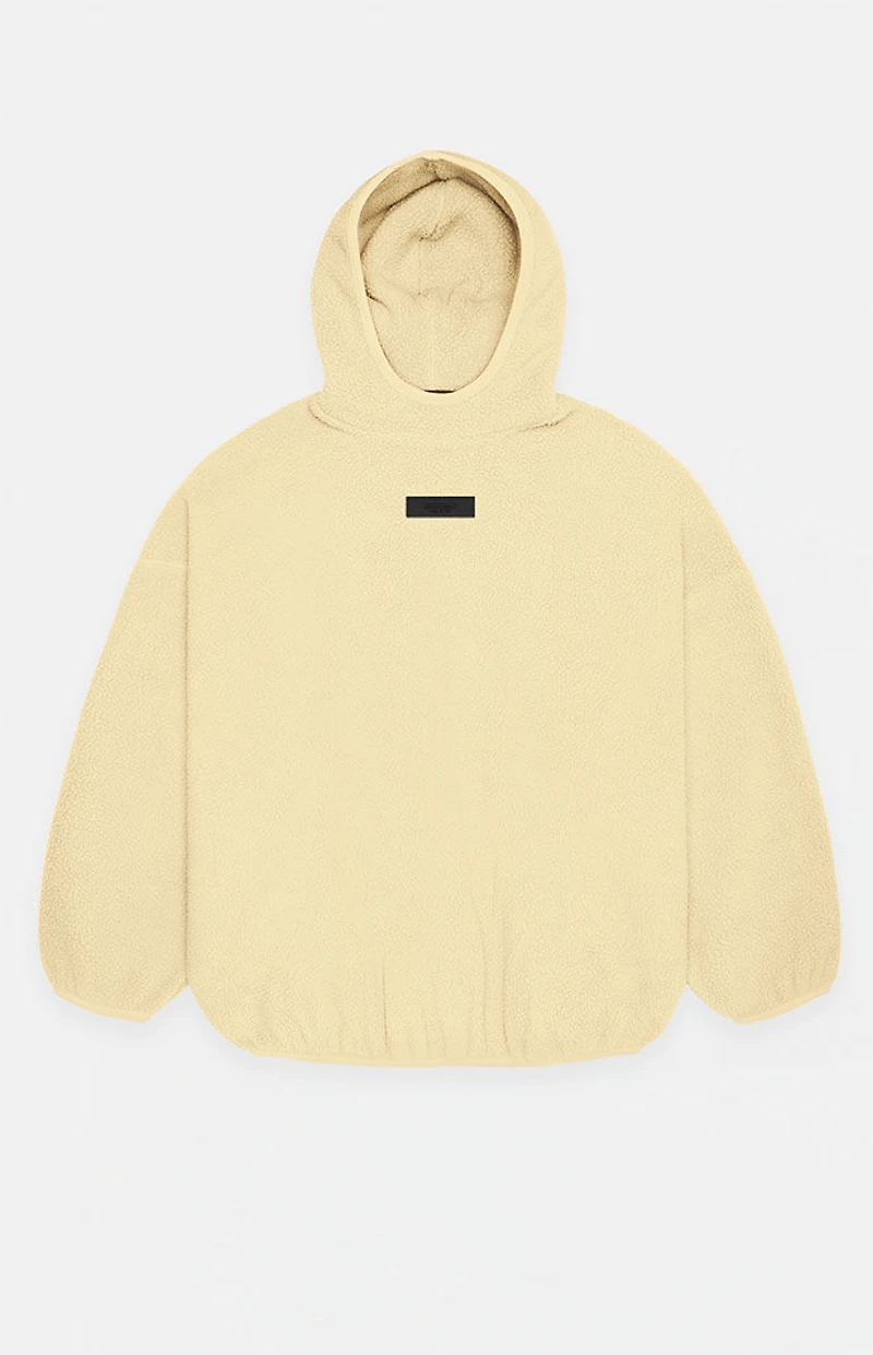 Fear of God ESSENTIALS Garden Yellow Polar Fleece Hoodie