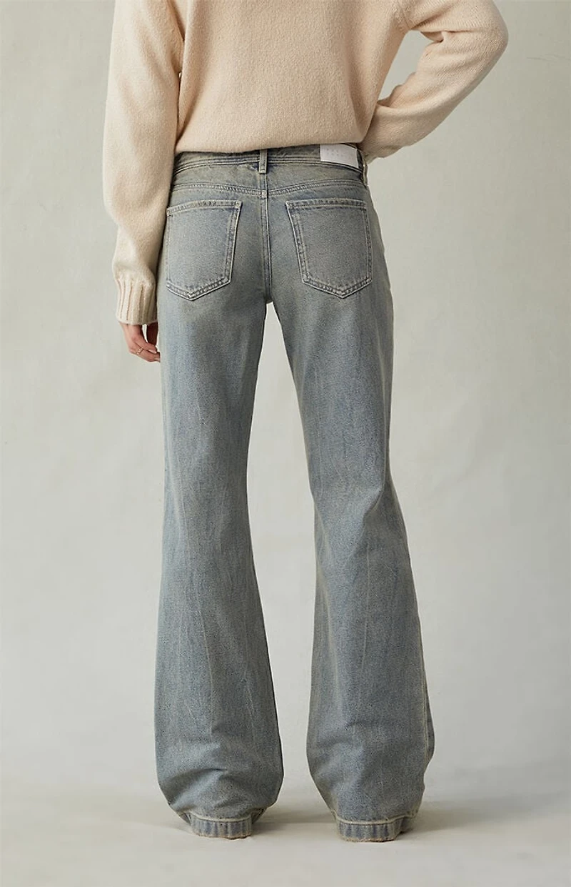 Pacsun Jade Low Rise Bootcut Jeans Light Blue