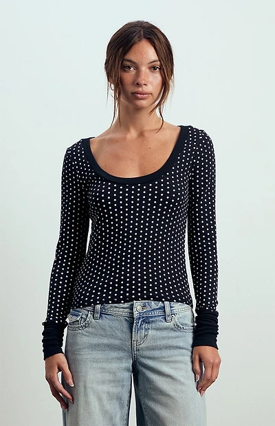 Beverly and Beck Lily Long Sleeve Top