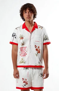 Los Sundays Sometimes Woven Camp Shirt