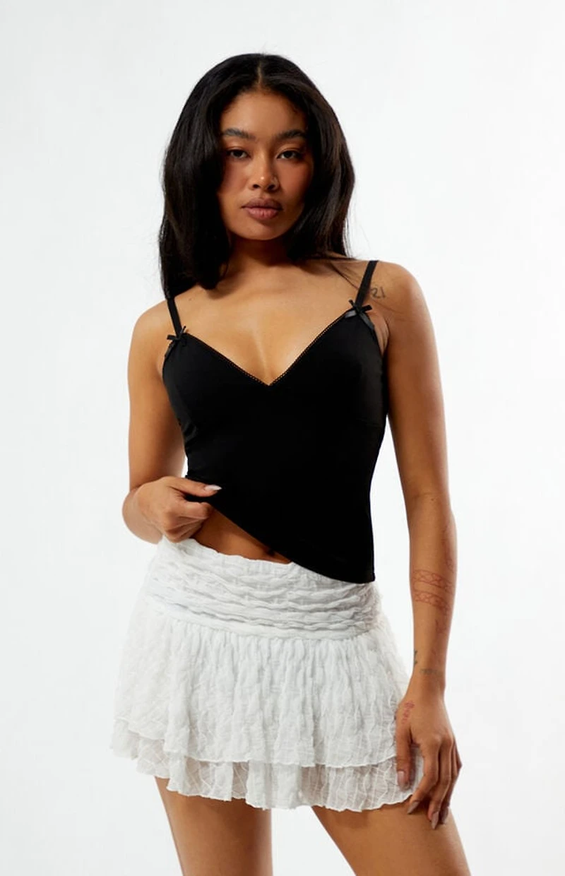 Your Favorite Layered Lace Mini Skirt