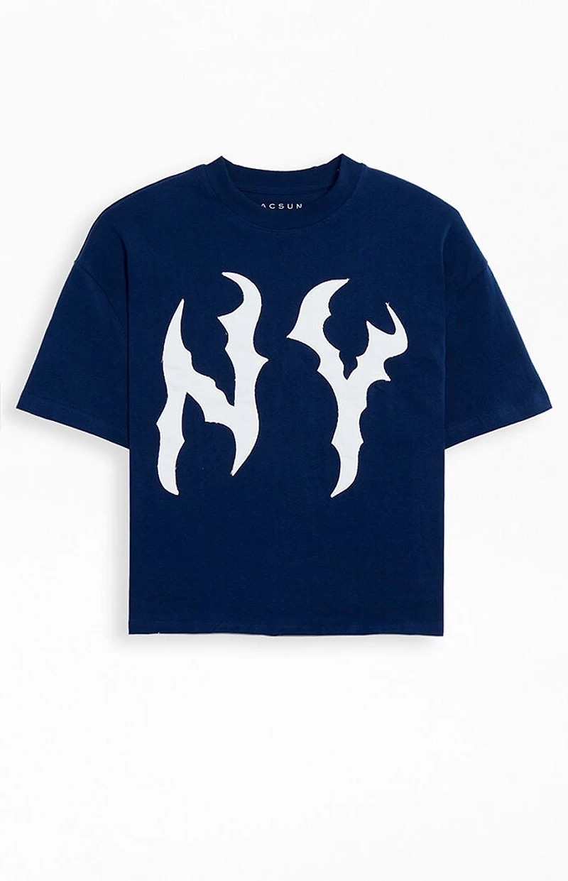 Pacsun NY Applique Knit T-Shirt