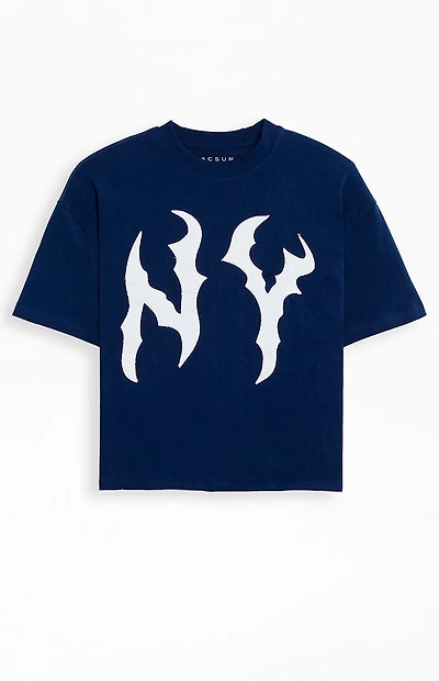 Pacsun NY Applique Knit T-Shirt