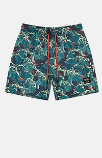 WeSC Zack Koi AOP 5" Swim Trunks