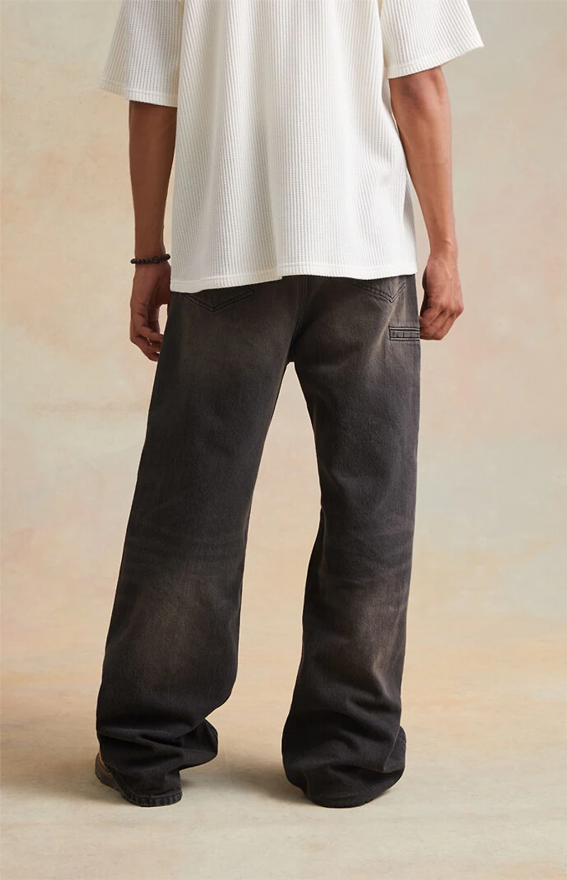 RARE DNM EDIT Black Ball Chain Extreme Baggy Jeans