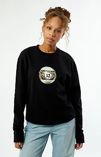 PS / LA Pool Ball Leopard Crew Neck Sweatshirt
