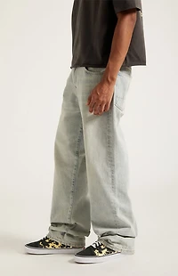 Pacsun Dylan Baggy Jeans Light Wash Tinted