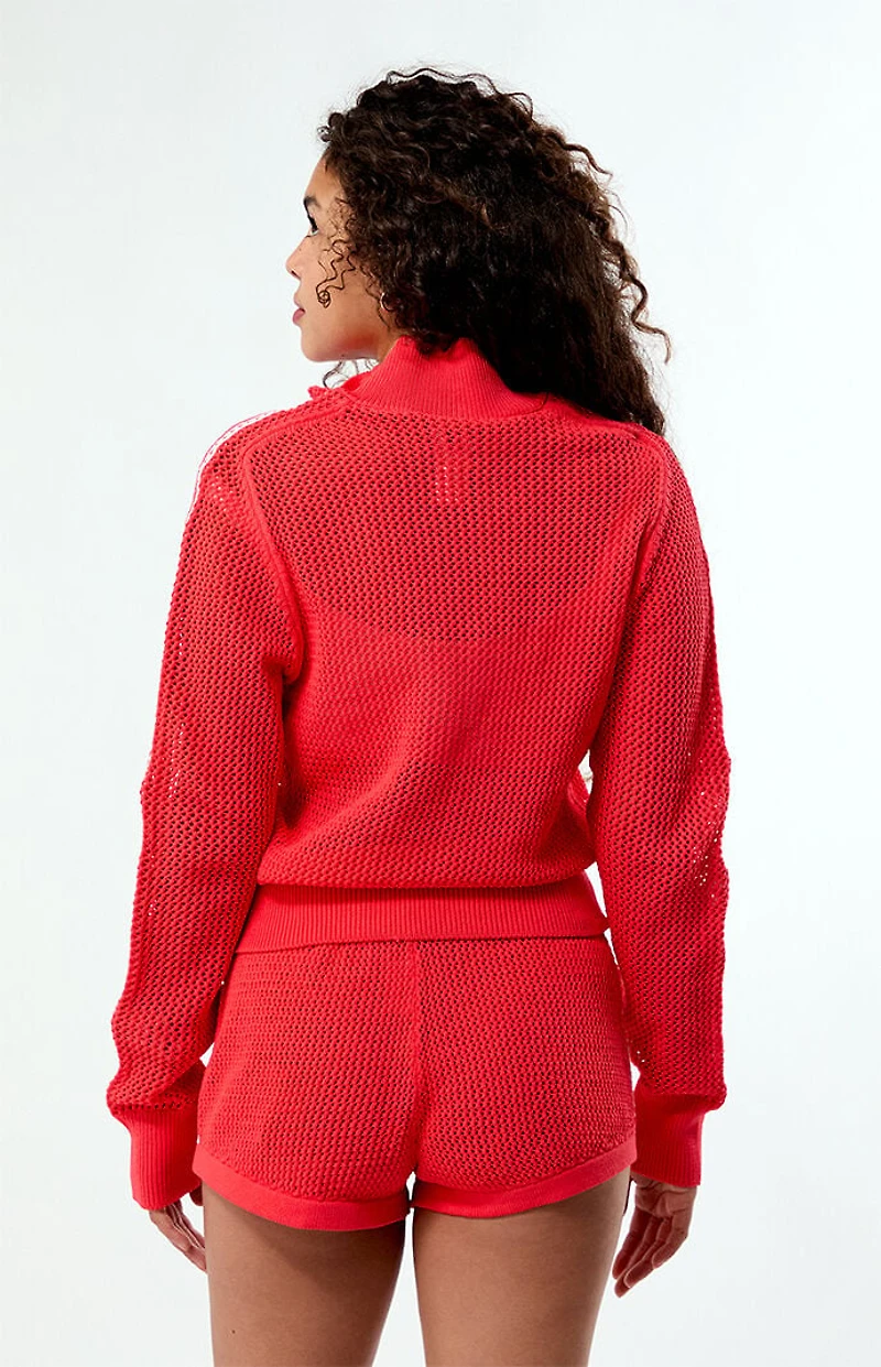 adidas Crochet Track Jacket