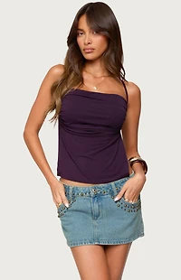 Edikted Rachey Backless Ruched Top