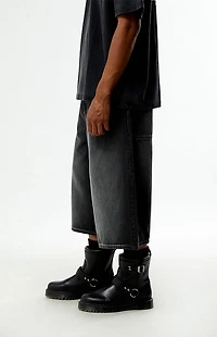 Pacsun Blaine Ultra Baggy Shorts Washed Black