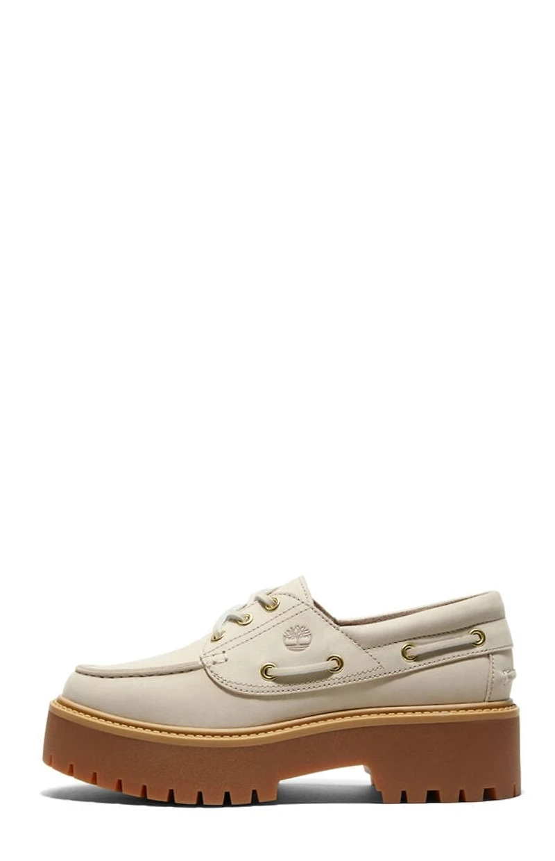 Timberland Women's Taupe Stone Street Boat Shoes