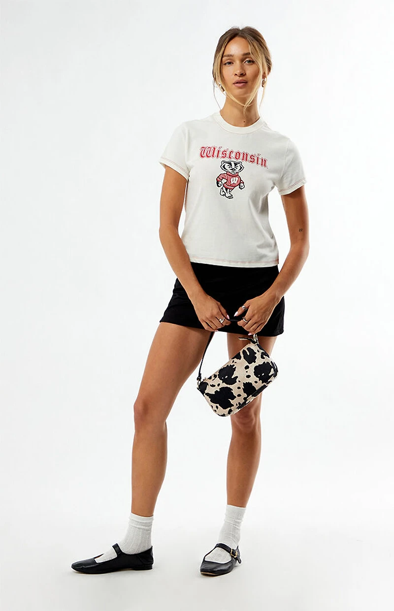 WILD COLLECTIVE x Pacsun University of Wisconsin Badgers Mini T-Shirt