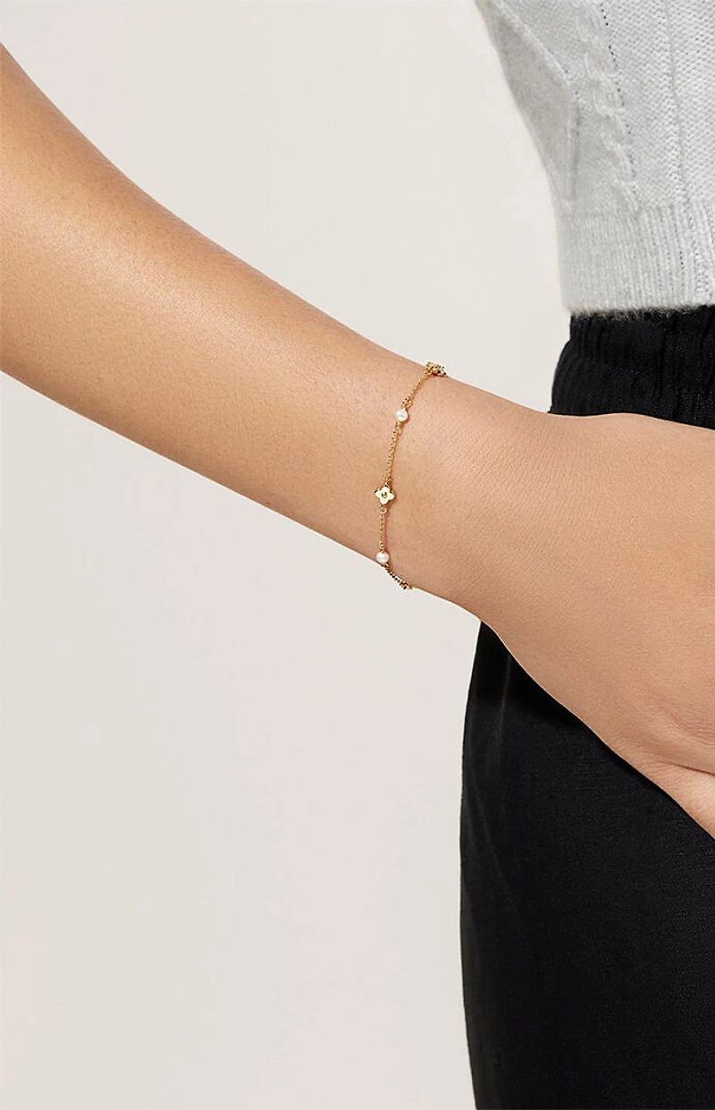 Ana Luisa Hannah Flower Bracelet