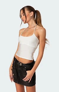 Edikted Sara Back Cut Out Tank Top