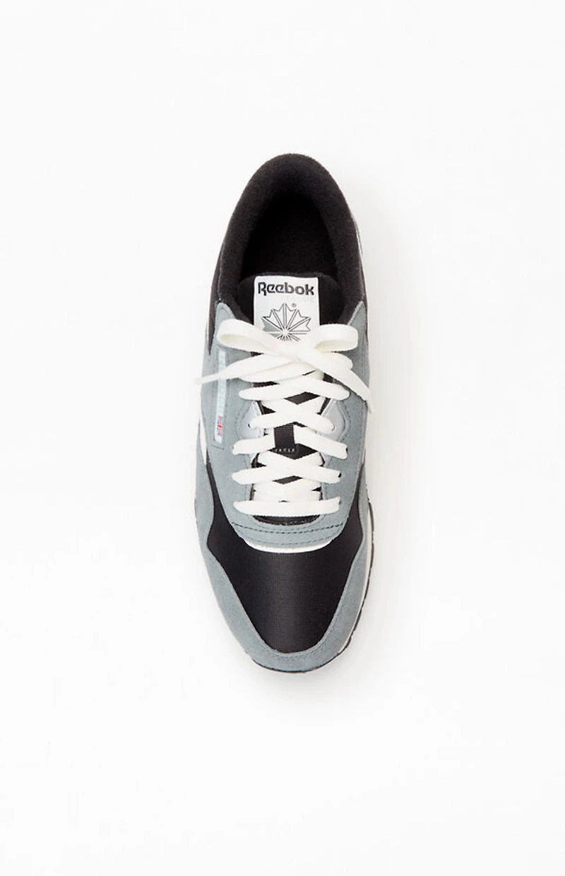 Reebok Black Classic Nylon Vintage Suede Shoes