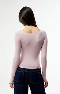 Your Favorite Shaina Long Sleeve Boat Neck Top